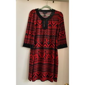 Red & Black INC Dress